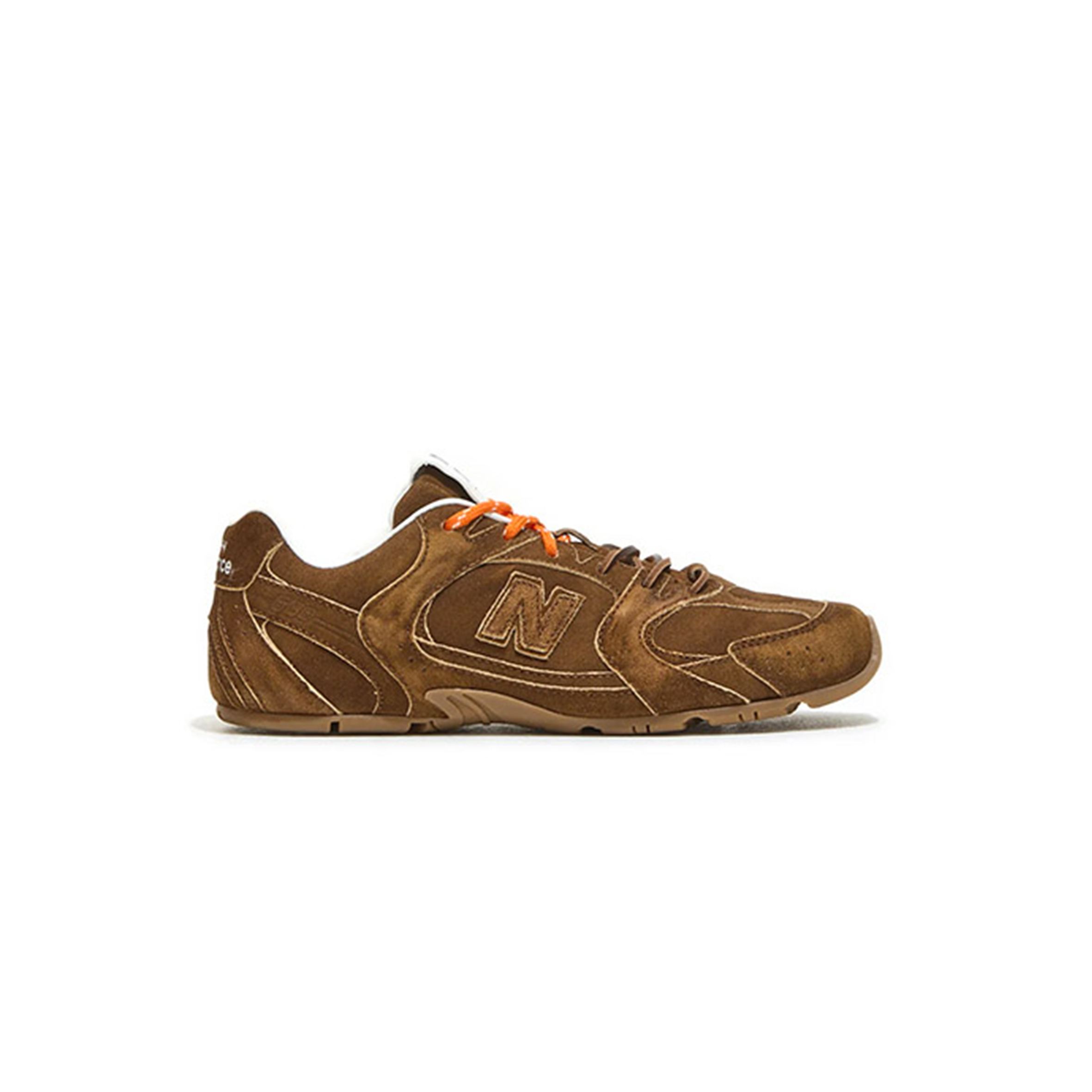 MIU MIU X NEW BALANCE 530 SL SUEDE SNEAKER IN CINNAMON 5E165E MIU MIU X NEW BALANCE 530 SL SUEDE SNEAKER IN CINNAMON 5E165E